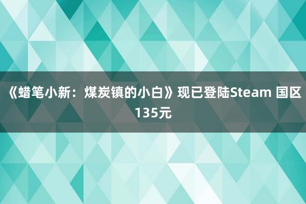 《蜡笔小新：煤炭镇的小白》现已登陆Steam 国区135元